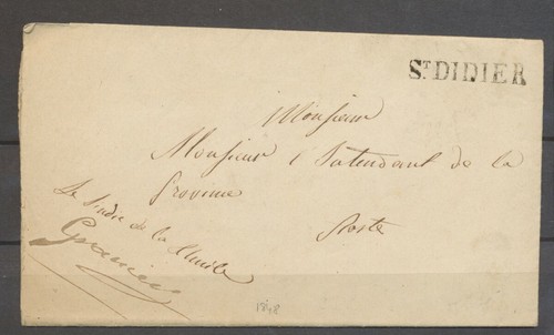 1848 lettre marque tampon - marque,