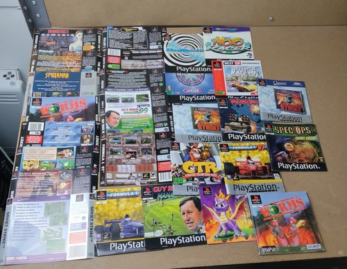 Lot ps1 notice jaquette avant - ps1,