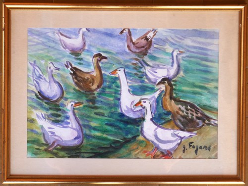 Tableau aquarelle gérard - tableau,