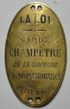 Plaque de métier -