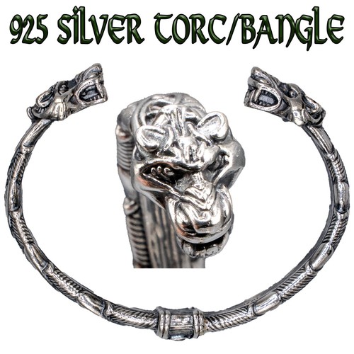 Bague torc viking - bague, argent