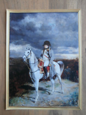 CARTE TABLEAU 21,5 x 28 cm : NAPOLEON SEUL CONTRE L'EUROPE