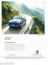 PUBLICITE ADVERTISING  046  2009  porsche  le nouveau Cayenne Diesel