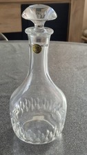 CARAFE EN CRISTAL TAILLE FRANCE G. DURAND HAUTEUR 29 CM AVEC BOUCHON 24 CM SEULE