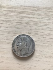 5 Francs argent Louis Napoléon Bonaparte 1852 A très bon état