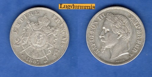 Francs napoléon iii tête - francs,