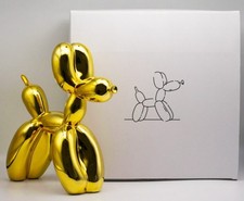 Limited Balloon Dog Resin Gold