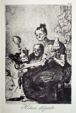 HILAN DELGADO Francisco de Goya, illustration eau forte gravure de los caprichos