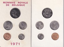 Série 5 pièces 1971 - UNC -