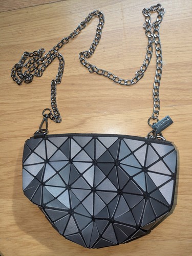 Sac graphique argenté issey - sac,
