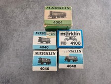 6 voitures voyageurs MARKLIN  boite bleu et verte 4004 - 4040 x3 - 4108 + 1 DSG