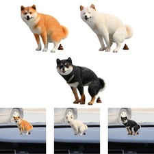 Figurine de chien décorative pour tableau de bord de voiture, pièce maîtresse