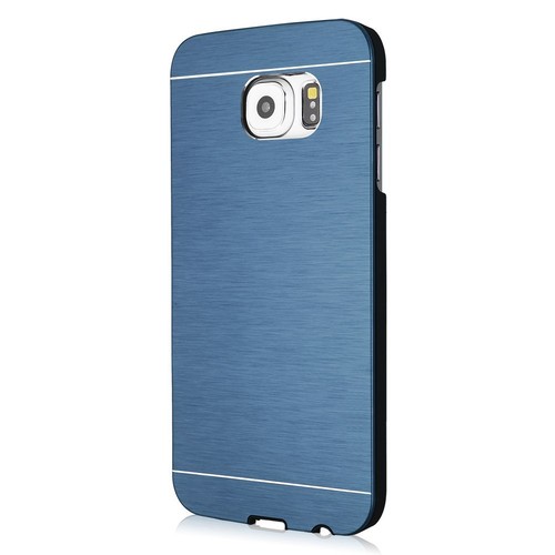 Coque bleue alu contour - bleue,