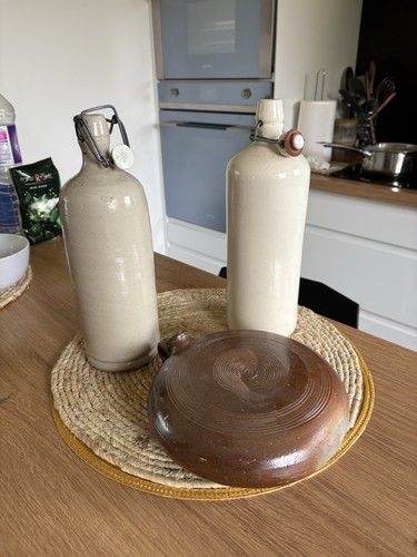 Bouteille gres ancienne lot - gres,