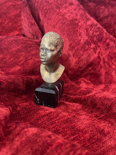Buste bronze doré - , sculpture