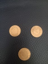 3 pièce 20 francs OR