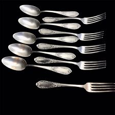 GRANDS COUVERTS 10 Pièces Fourchettes Cuillère SFAM Modèle Louis XVI