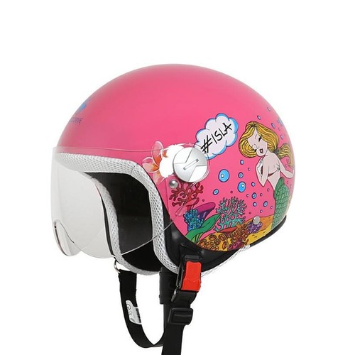 Casque enfant moto demijet - enfant,