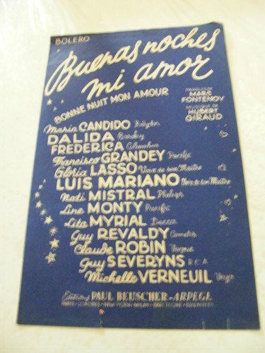 Partition buenas noches mi - "partition,