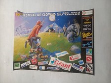 Daniel AUTHOUART 10ème Festival Clowns Cirque 1997 Affiche Originale Exposition