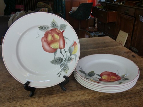 Série assiettes plates - série, de