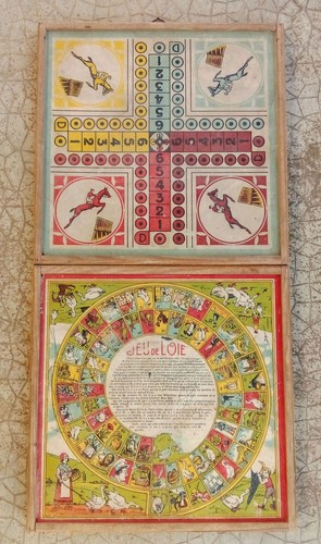 Vintage ancienne boite - boite, jeux