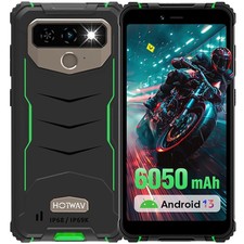 Téléphone portable HOTWAV T5 Max smartphone d'extérieur 6050 mAh 6 pouces double SIM 64 Go sans abonnement
