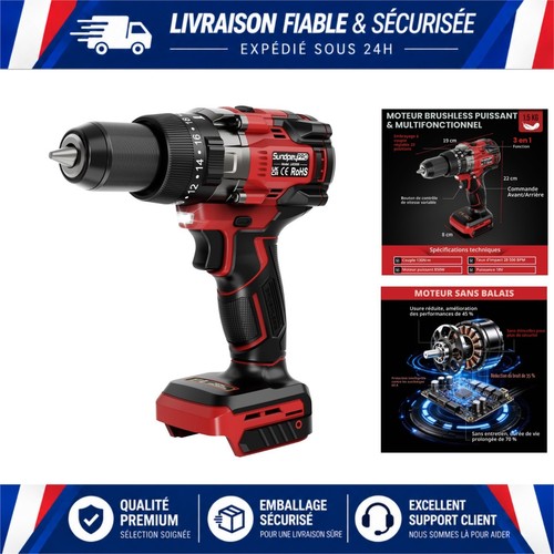 Perceuse visseuse sans fil - fil, 18v