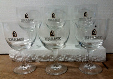 Lot 6 petits verres à bière