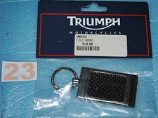 porte clés métal / carbone TRIUMPH réf.M9477311 neuf