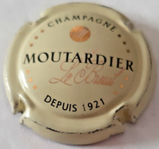 Capsule de Champagne Moutardier Jean Fond crème, verso or N°7