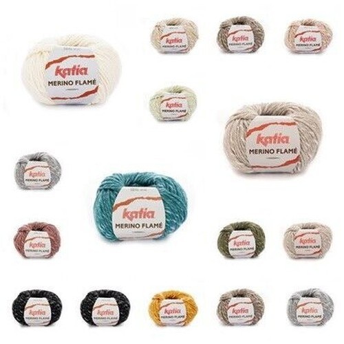 Katia laine mérino flame 50g - mérino,