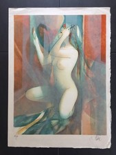 nu lithographie aquatinte