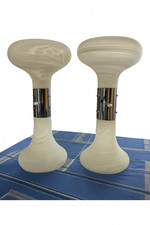 Pair of Murano glass Numerati