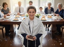 Talit acrylique pour hommes