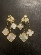 boucles d'oreilles trèfles