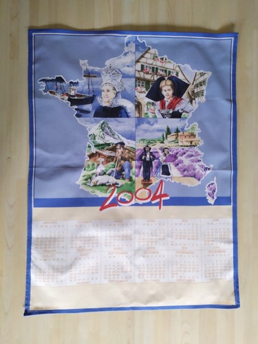 Calendrier tissu 2004 - calendrier,