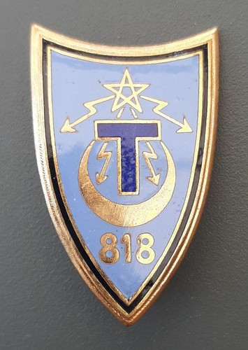 Insigne 818 compagnie de - 818°,