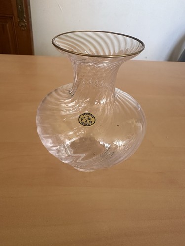 Vase verre torsadé - verre,