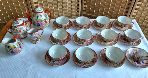 Ancien service café en - service,