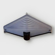 Applique Art Deco Made In Italy Vintage Verre De Murano Bleu