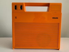 PLATINE RECORD DISQUE PHILIPS 180 - SPACE AGE - VINTAGE ORANGE