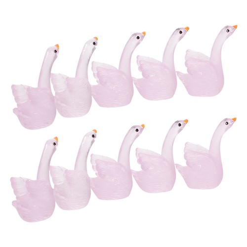 Pcs cygne miniature en - cygne,