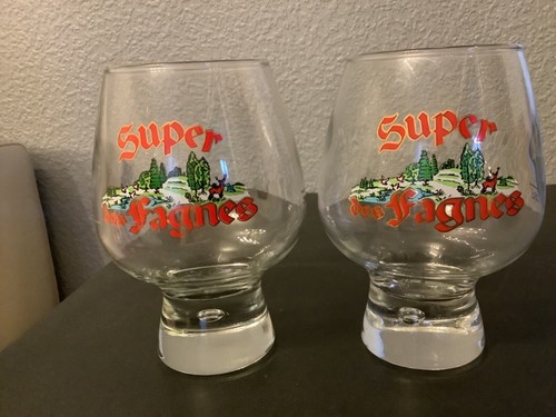 Duo verres bière - de, a