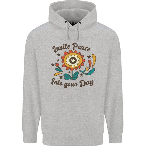 Hoodie hippy flower - hoodie, power