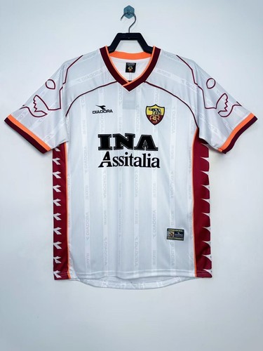 Roma matchworn away jersey - matchworn,
