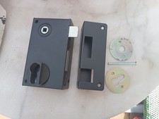 NEUF SERRURE DE GRILLE PORTILLON REVERSIBLE LEGALLAIS REF 374 046