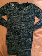 Pull Paillettes Jolifly&F TU Taille Unique Noir