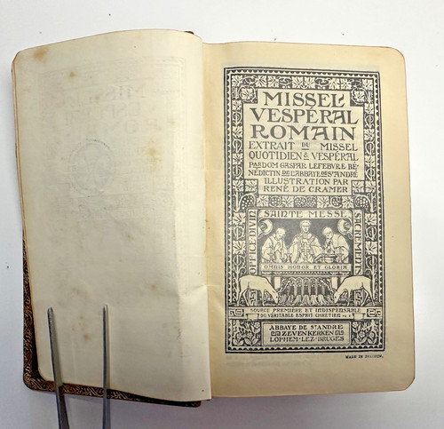 Missel vesperal romain - missel,