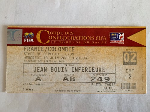 Ticket match coupe - ticket,